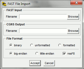 CGNSview FAST import window